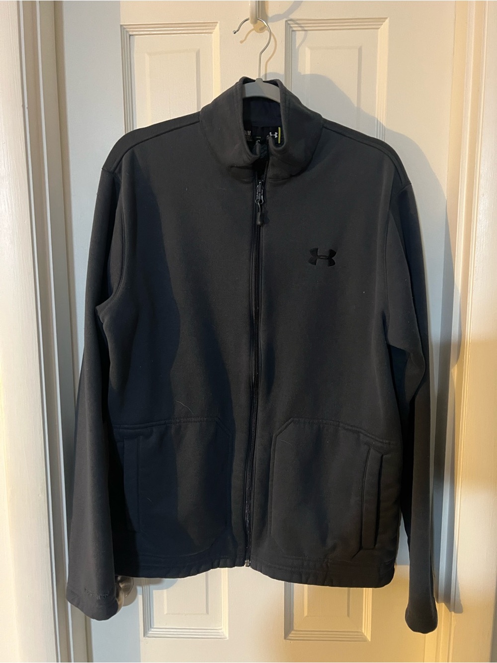 Under Armour Men’s ColdGear Fleece Jacket Medium Black 1247044